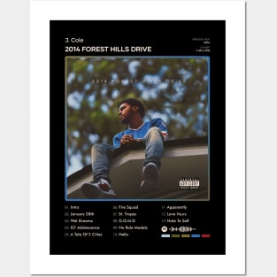 J. Cole - 2014 Forest Hills Drive Tracklist Album Posters and Art